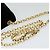 CHANEL Matelassé Camelia Borsa a Spalla con Catena Velluto Nero Oro CC Auth bs26015 D'oro - vista 7