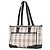 Borsa Tote Burberry Beige House Check Canvas - vista 2