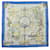 Silk In Hermès Hermes Silk Scarf - Kare 90 L'AIR MARIN Blue  ref.2271966