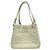 LANCEL SPIELERISCHER EIMER HANDTASCHE AUS CREMEFARBENEM LEDER Roh - Ansicht 2