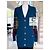 Chanel Cardigan de tartán escocés París / Edimburgo 38 FR Azul - vista 7