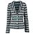 Chanel Chaqueta Techno-Chic con apliques de joyas CC 36 FR Verde