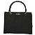 Borsa a mano in nylon nero e argento Gucci Bamboo 032 1016 Auth ep9066 - vista 13