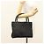 Borsa a mano in nylon nero e argento Gucci Bamboo 032 1016 Auth ep9066 - vista 27