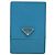 PRADA Cosmetic Pouch Leather Blue Auth 118869M - view 13