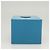 PRADA Cosmetic Pouch Leather Blue Auth 118869M - view 6