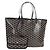 Borsa tote PM Saint Louis Herringbone GOYARD in pelle PVC nera Auth yk18382SM