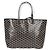 Borsa tote PM Saint Louis Herringbone GOYARD in pelle PVC nera Auth yk18382SM - vista 2