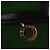 Céline Pochette a catena CELINE in pelle scamosciata verde oro Auth BD2160 D'oro - vista 17