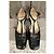 Sandali Salvatore Ferragamo in pelle nera Nero - vista 3