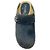 Chanel Blue 2014 Interlocking CC Logo Distressed Leather Clogs - view 4