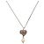 Collana rosa con design a cuore Miu Miu Argento - vista 2