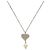 Collana rosa con design a cuore Miu Miu Argento - vista 3
