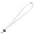 Collana rosa con design a cuore Miu Miu Argento - vista 4