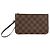 Pochette PM Neverfull Damier Louis Vuitton Marrone