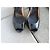 Sergio Rossi Sandalen aus Lackleder Dunkelgrau - Ansicht 3