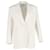 Sandro-Blazer aus cremefarbenem Polyester Weiß Roh