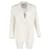 Sandro-Blazer aus cremefarbenem Polyester Weiß Roh - Ansicht 4