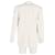 Sandro-Blazer aus cremefarbenem Polyester Weiß Roh - Ansicht 6