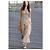 Chanel Seidenkleid Beige mit Blumenprint - Ansicht 6