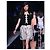 Christian Dior Top in seta floreale Resort 2011 Nero Bianco - vista 5