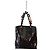 Autre Marque Borsa a mano Roberta Gandolfi in pelle verniciata nera con perline Nero - vista 2