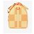 Abbesses Louis Vuitton Keepall 50 Bandoliera in Raffia Beige Arancione - vista 4