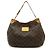 Borsa a Spalla Galliera PM Monogram Louis Vuitton Marrone