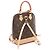 Zaino Alma Monogram Marrone Louis Vuitton - vista 2