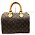 Sac à main Speedy 25 M41528 de Louis Vuitton Marron Monogramme