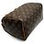 Sac à main Speedy 25 M41528 de Louis Vuitton Marron Monogramme - vue 3