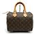 Sac à main Speedy 25 M41528 de Louis Vuitton Marron Monogramme - vue 4
