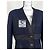 Chanel París / Egipto Chaqueta Celestial Gleam con Botones CC Gripoix 36 FR Azul marino - vista 10