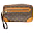 Louis Vuitton Monogram Marly Dragonne GM Clutch Bag Brown  ref.2274759