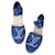 Louis Vuitton Espadrilles Planos Starboard Azul Algodón
