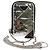 Bolso con correa de collar PRADA, panel triangular, tono plateado auténtico 118871M