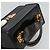 Borsa Vanity VERSACE Smalto Nero Oro Auth bs26705 D'oro - vista 6