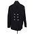 Margaux Lonnberg Black wool peacoat