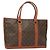 LOUIS VUITTON Monogram Sac Weekend PM Bolsa de Mano M42425 LV Auth BA2696 Monograma