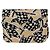 CHANEL Matelassé Bandiera a Scacchi Borsa a Spalla con Catena Nylon Beige CC Auth 125975M D'oro - vista 3