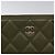 CHANEL Matelassé Clutch Bolsa de Piel de Cordero Verde Oro CC Auth 126558M Dorado - vista 12