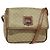 Céline Borsa a spalla in tela Macadam CELINE PVC beige Auth 118792