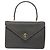 BALLY Bolsa de mão acolchoada de couro cinza dourado Auth BA2727 Marrom - vista 2