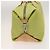 LOUIS VUITTON Borsa America Cube Damier Geant Canvas Giallo M80633 LV Auth 118823 - vista 5