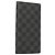 LOUIS VUITTON Cartera Ron Long Damier Graphite N62227 LV Auth 121246 Damier ebene