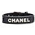 Bracciale Chanel in Gomma Primavera 1999 Bracciale Iconico in Gomma Nera Chanel Nero Argento