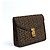 Diamond Céline Pochette Enveloppe Calèche 1985s Clutch in Tela Monogramma Marrone Celine D'oro - vista 2