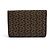 Diamond Céline Pochette Enveloppe Calèche 1985s Clutch in Tela Monogramma Marrone Celine D'oro - vista 3