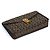 Diamond Céline Pochette Enveloppe Calèche 1985s Clutch in Tela Monogramma Marrone Celine D'oro - vista 5
