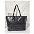 MCM Visetos Gestreifter Shopper Tote Schwarz - Ansicht 17